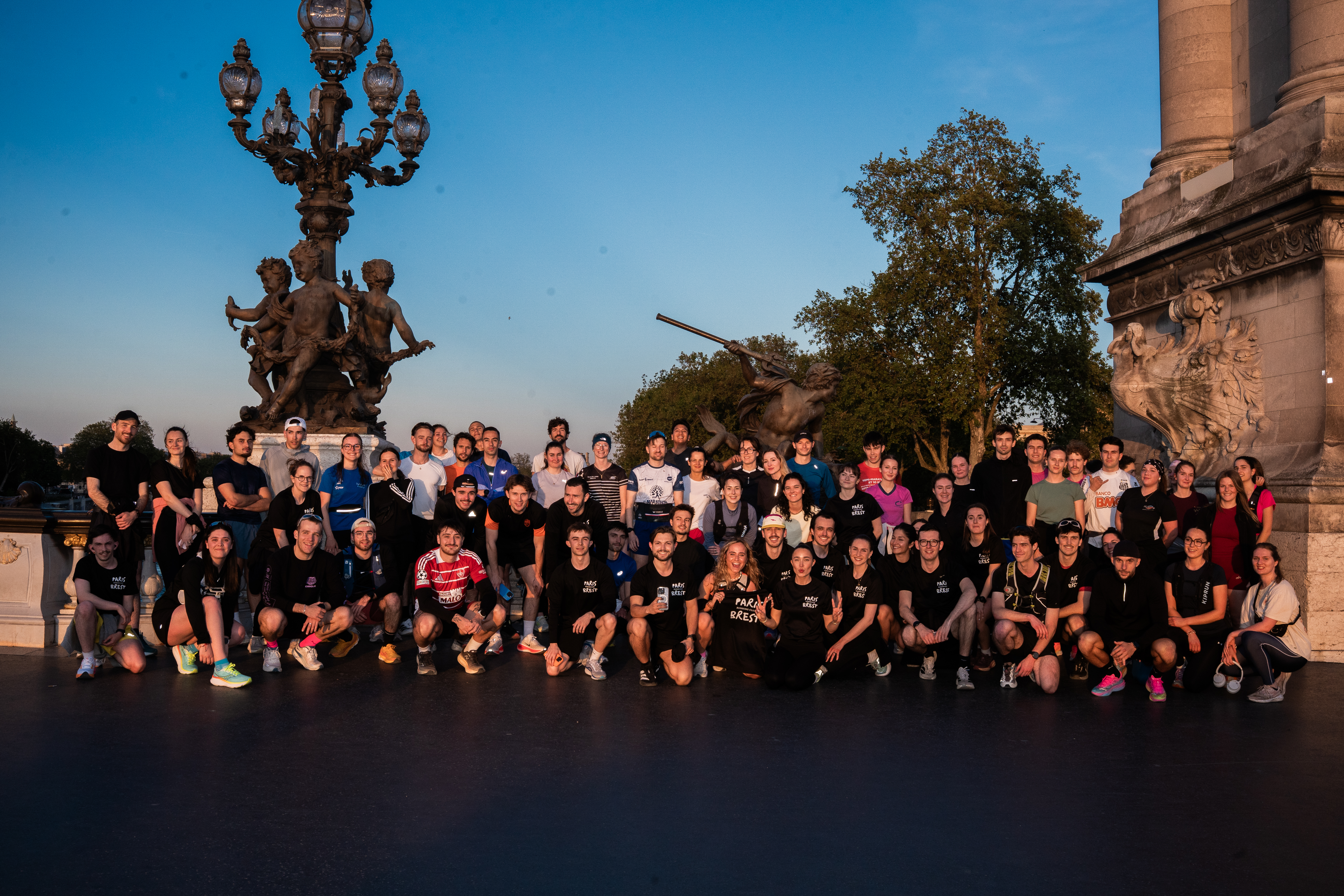Le groupe du PBRC après un run du mercredi